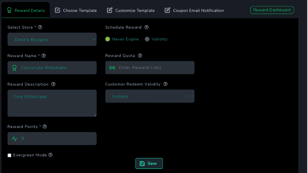 Rewardsly 2.0 features