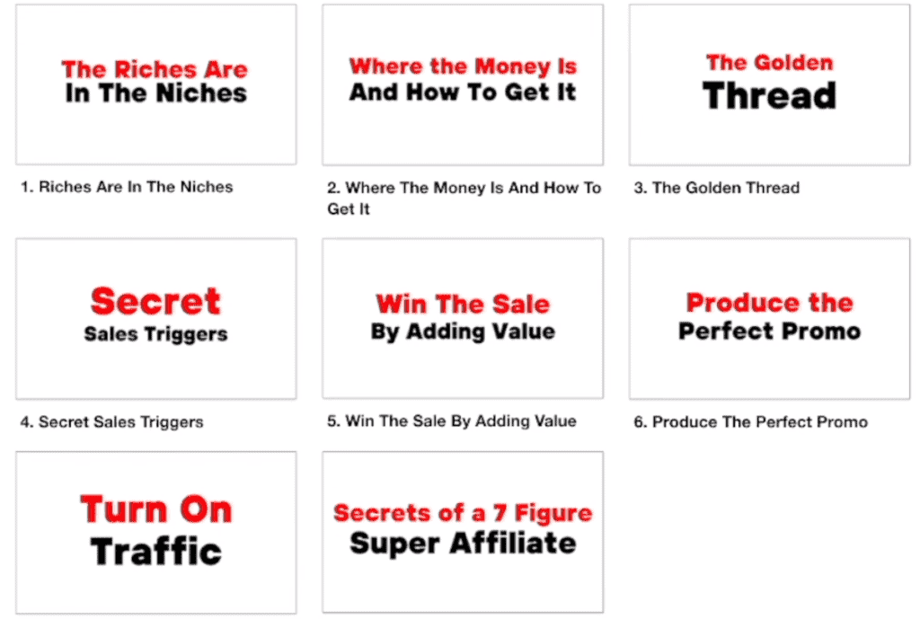 7 figure affiliate system members area