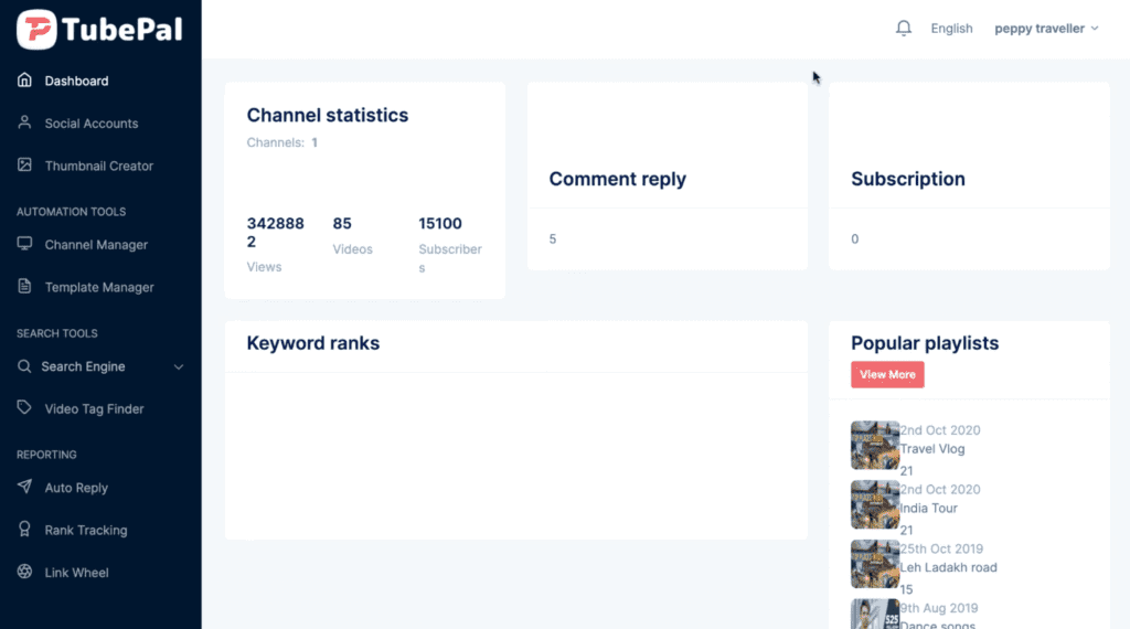 TUBEPAL MEMBERS AREA 