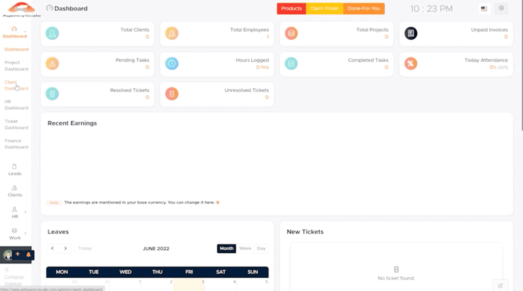 agencyscale features