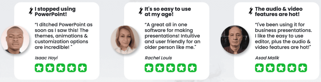 prezentar real user reviews