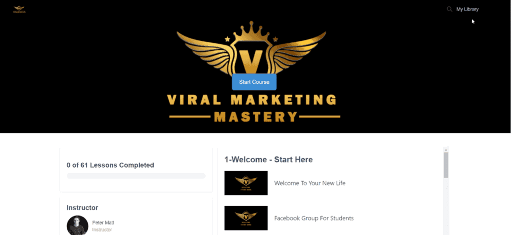 viral marketing mastery members area