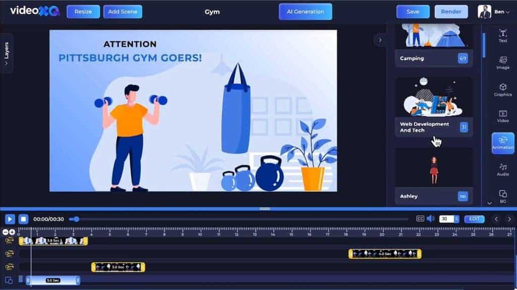 videoxq ai video editor