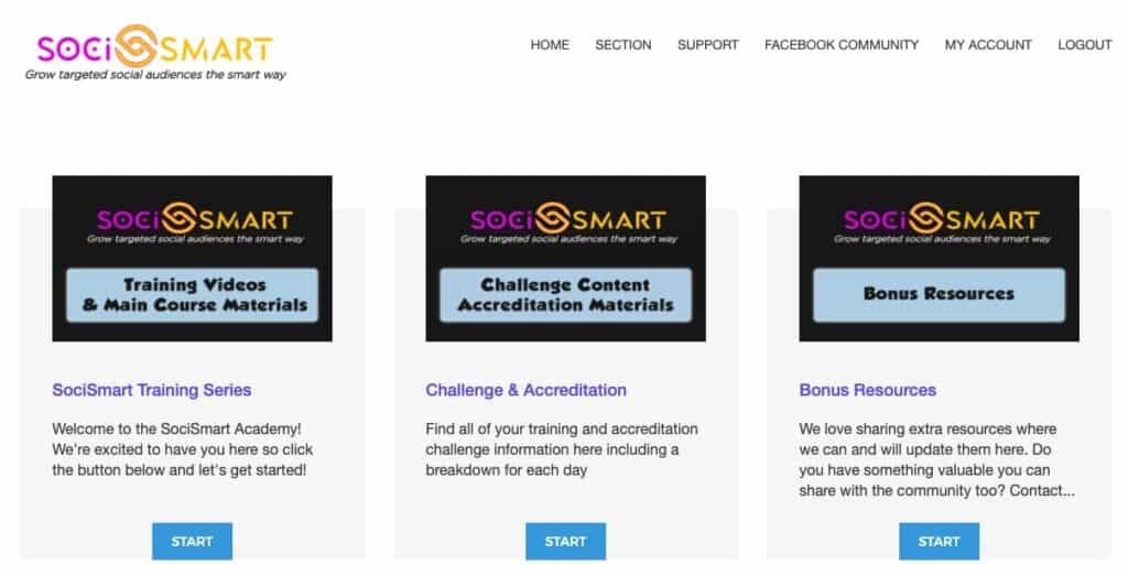 SOCISMART MEMBERS AREA