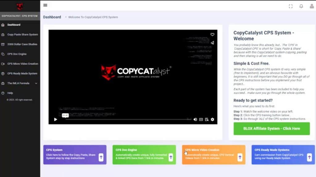 CopyCatalyst members area